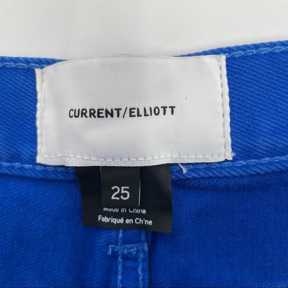 NEW! The Boyfriend Short in Blue with Raw Hem - Picture 13 of 15